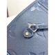 Louis Vuitton NEVERFULL MM Monogram Empreinte Blue M47143 High