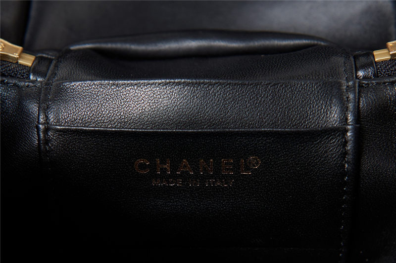 Chanel Small VANITY CASE AS3357 Shearling Lambskin & Gold-Tone Metal High