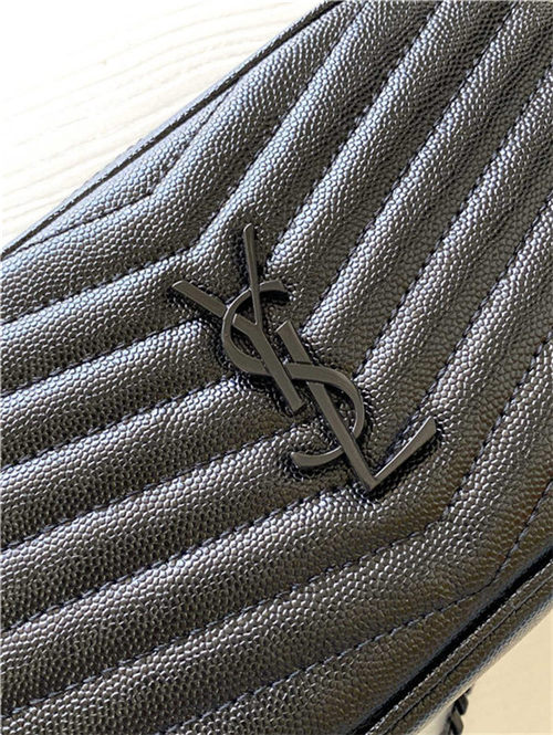 LOU MINI BAG IN MATELASSÉ GRAIN DE POUDRE EMBOSSED LEATHER High