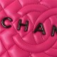 Chanel STAR HANDBAG Lambskin & Pewter-Tone Metal AS4579 Fuchsia A