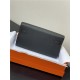 Hermes Kelly Classique To Go wallet Epsom calfskin Black Gold-Metal WAX High