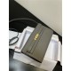 Hermes Kelly Classique To Go wallet Epsom calfskin Dark Grey Gold-Metal WAX High