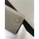 Hermes Kelly Classique To Go wallet Epsom calfskin Light Grey Silver-Metal WAX High