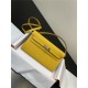 Hermes Kelly Classique To Go wallet Epsom calfskin Yellow Gold-Metal WAX High