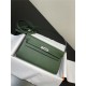 Hermes Kelly Classique To Go wallet Epsom calfskin Olive Silver-Metal WAX High