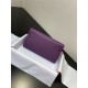 Hermes Kelly Classique To Go wallet Epsom calfskin Purple Gold-Metal WAX High