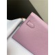 Hermes Kelly Classique To Go wallet Epsom calfskin Lilac Gold-Metal WAX High