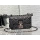 SMALL Dior ADDICT BAG Lucky Star Cannage Lambskin Black High