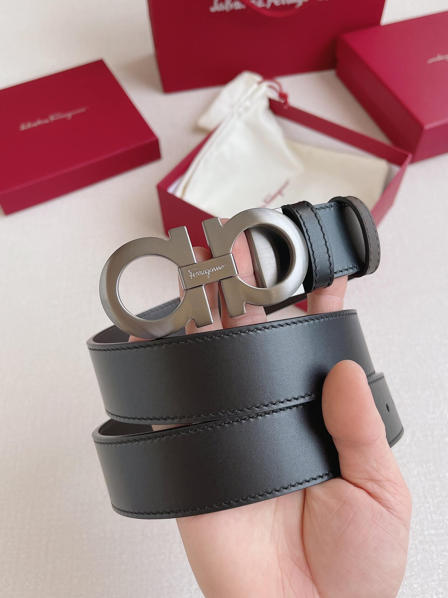 Ferragamo BELT Gancini 35MM High