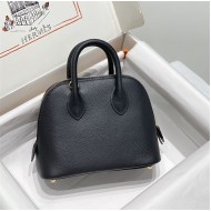 Hermes Bolide Mini Bag Evercolor calfskin WAX Black Gold-Metal High