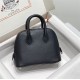 Hermes Bolide Mini Bag Evercolor calfskin WAX Black Gold-Metal High