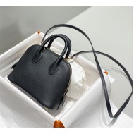 Hermes Bolide Mini Bag Evercolor calfskin WAX Black Gold-Metal High