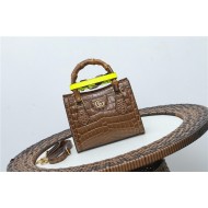 Gucci Diana mini tote bag Crocodile 655661 Brown High