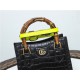 Gucci Diana mini tote bag Crocodile 655661 Black High