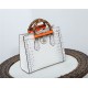 Gucci Diana small tote bag Crocodile 660195 White High