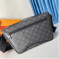 Louis Vuitton Montsouris Messenger Monogram Eclipse M46685 High