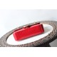 GG Marmont small shoulder bag Crocodile 443497 Red High