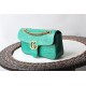 GG Marmont small shoulder bag Crocodile 443497 Green High