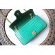 GG Marmont small shoulder bag Crocodile 443497 Green High