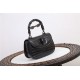 Gucci Bamboo 1947 small top handle bag Crocodile 675797 Black High