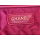 Chanel 22 MEDIUM HANDBAG Shiny Calfskin & Gold-Tone Metal AS3261 Red High