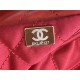 Chanel 22 MEDIUM HANDBAG Shiny Calfskin & Gold-Tone Metal AS3261 Red High