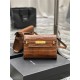 MANHATTAN SMALL SHOULDER BAG IN CROCODILE-EMBOSSED LEATHER High