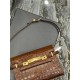 MANHATTAN SMALL SHOULDER BAG IN CROCODILE-EMBOSSED LEATHER High