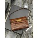 MANHATTAN SMALL SHOULDER BAG IN CROCODILE-EMBOSSED LEATHER High