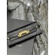 MANHATTAN CLUTCH IN CROCODILE-EMBOSSED LEATHER High