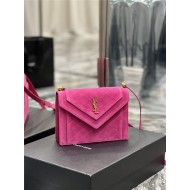 GABY MINI SATCHEL IN QUILTED SUEDE High