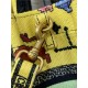 MINI Dior BOOK TOTE PHONE BAG Multicolor Dior Pixel Zodiac Embroidery Yellow High