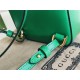 Gucci Bamboo Mini Handbag Leather Green 702106 High