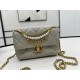 Chanel Mini Flap Bag AS4986 Shiny Lambskin, Imitation Pearls & Gold Metal A