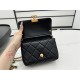 Chanel Mini Flap Bag AS4986 Shiny Lambskin, Imitation Pearls & Gold Metal A