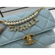 Chanel Mini Flap Bag AS4986 Shiny Lambskin, Imitation Pearls & Gold Metal A