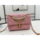 Chanel Mini Flap Bag AS4986 Shiny Lambskin, Imitation Pearls & Gold Metal A