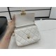 Chanel Mini Flap Bag AS4986 Shiny Lambskin, Imitation Pearls & Gold Metal A