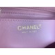 Chanel Mini Classic Flap Bag Tweed Pink High