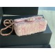 Chanel Mini Classic Flap Bag Tweed Pink High