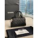 Chanel Mini Bowler Bag Grained Calfskin & Gold-Tone Metal AS3034 Black High