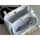 SMALL SHOPPING BAG Lambskin & Gold-Tone Metal AS3502 White High