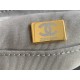 SMALL SHOPPING BAG Lambskin & Gold-Tone Metal AS3502 Grey High