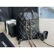 Chanel Backpack Calfskin Gold-Tone Metal AS3332 High