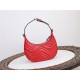 GG Marmont half-moon-shaped mini bag Red 699514 High