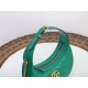 GG Marmont half-moon-shaped mini bag Green 699514 High