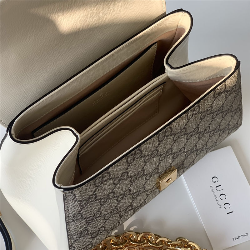 Gucci Horsebit 1955 top handle bag 703848 Leather White high