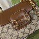 Gucci Horsebit 1955 top handle bag 703848 Leather Brown high