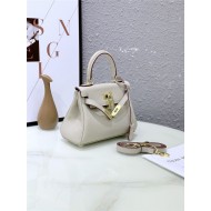 Hermes Kelly Mini Retourne Bag Clemence Leather Pearl High