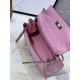 Hermes Kelly Mini Retourne Bag Clemence Leather Pink High